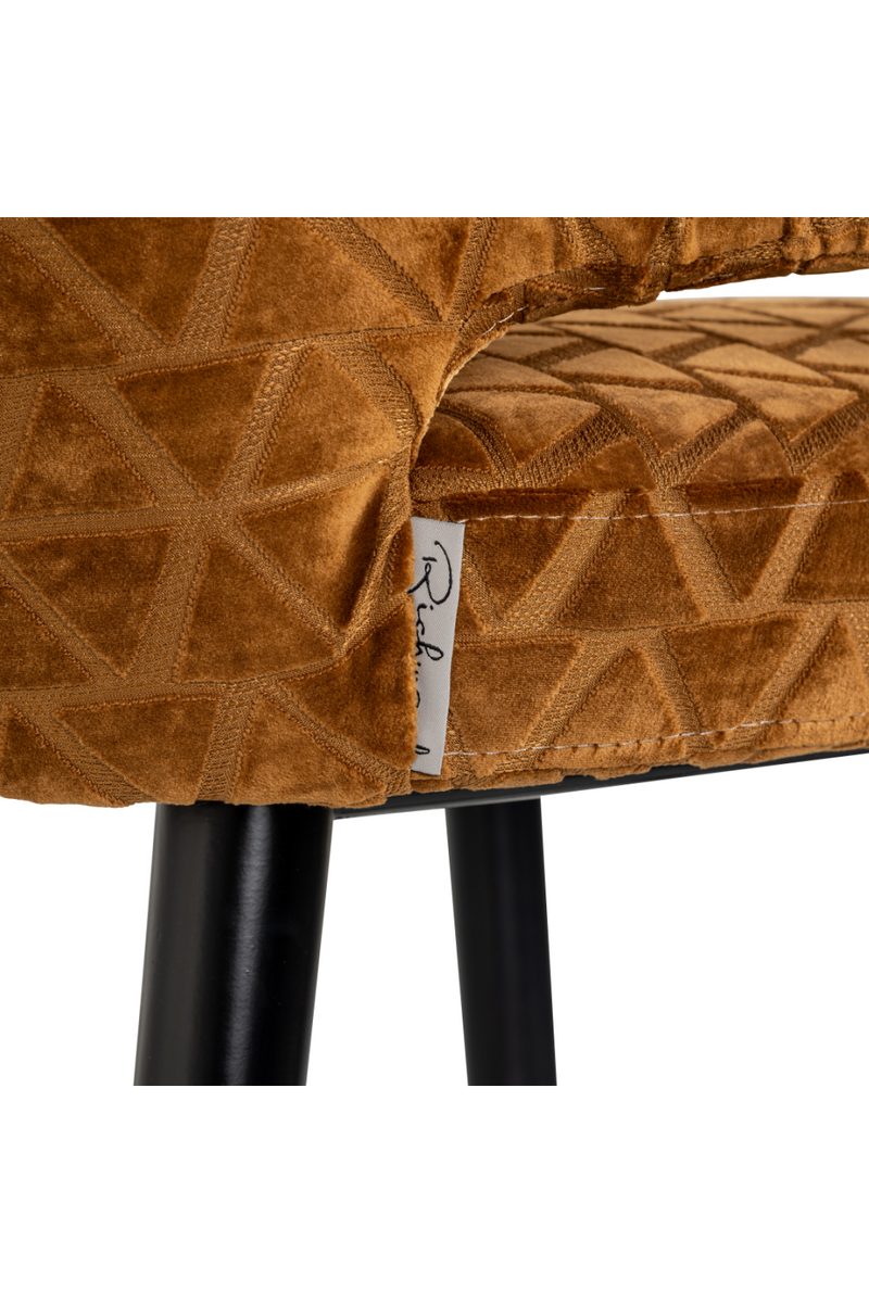 Gold Triangle Bar Stool | OROA Indigo | Oroatrade.com