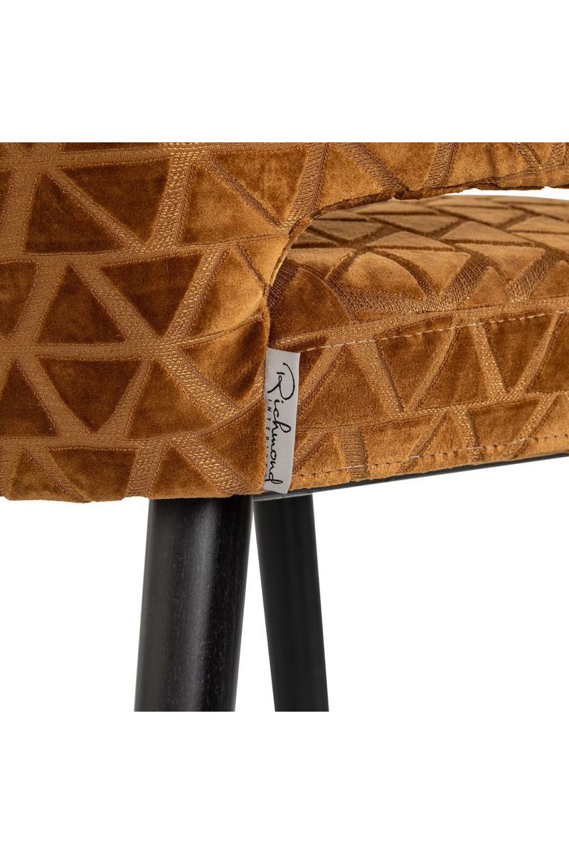 Triangle Patterned Counter Stool | OROA Indigo | Oroatrade.com