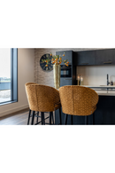 Triangle Patterned Counter Stool | Richmond Interiors Indigo | Oroatrade.com