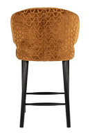 Triangle Patterned Counter Stool | Richmond Interiors Indigo | Oroatrade.com