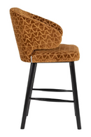 Triangle Patterned Counter Stool | Richmond Interiors Indigo | Oroatrade.com