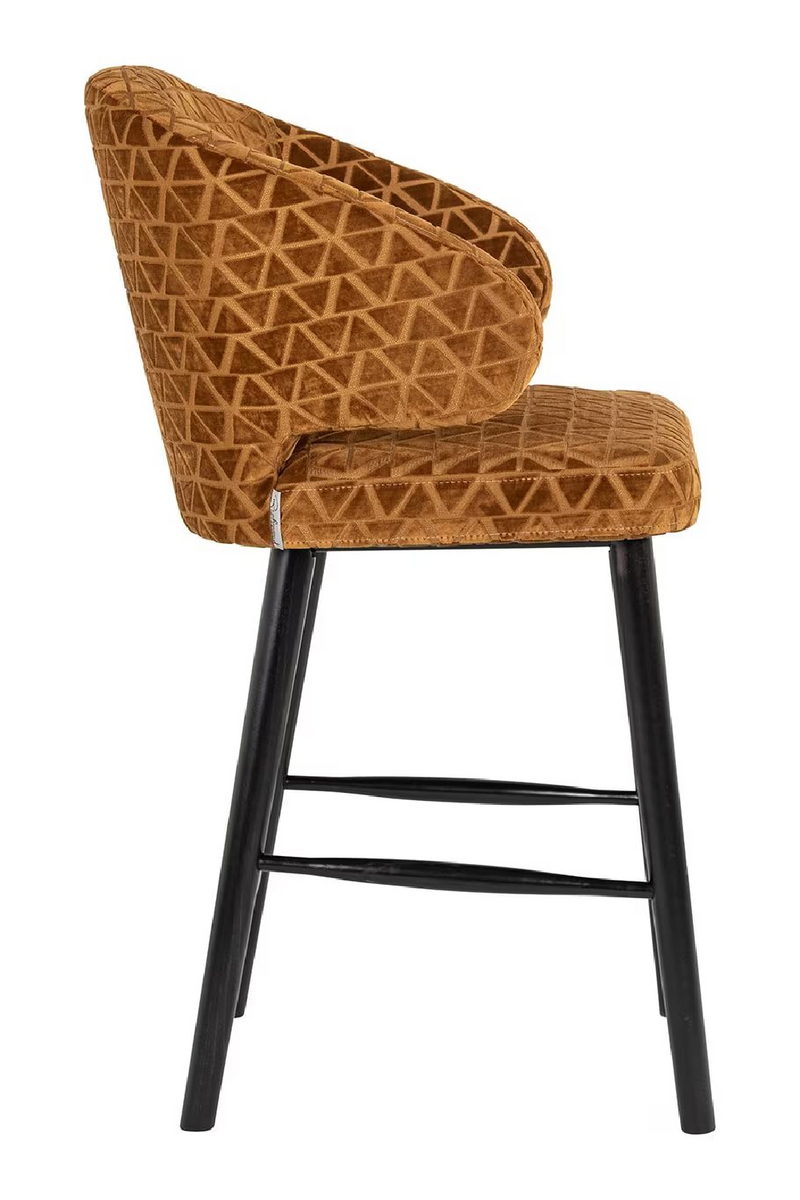 Triangle Patterned Counter Stool | OROA Indigo | Oroatrade.com