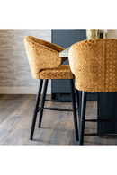 Triangle Patterned Counter Stool | Richmond Interiors Indigo | Oroatrade.com