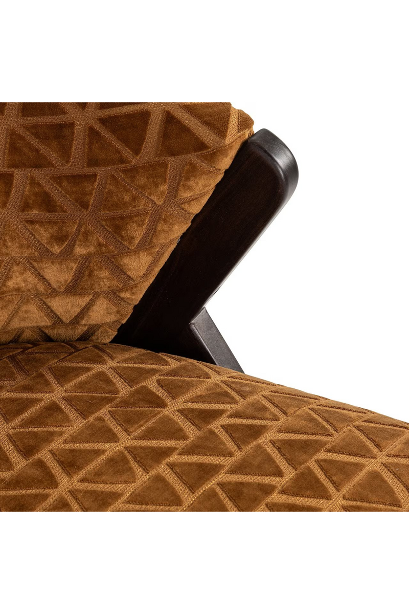 Triangle Patterned Lounge Chair | OROA Mia | Oroatrade.com