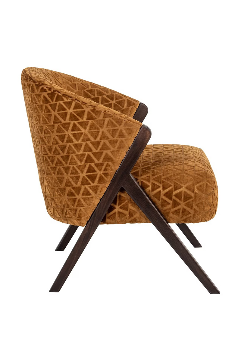 Triangle Patterned Lounge Chair | OROA Mia | Oroatrade.com