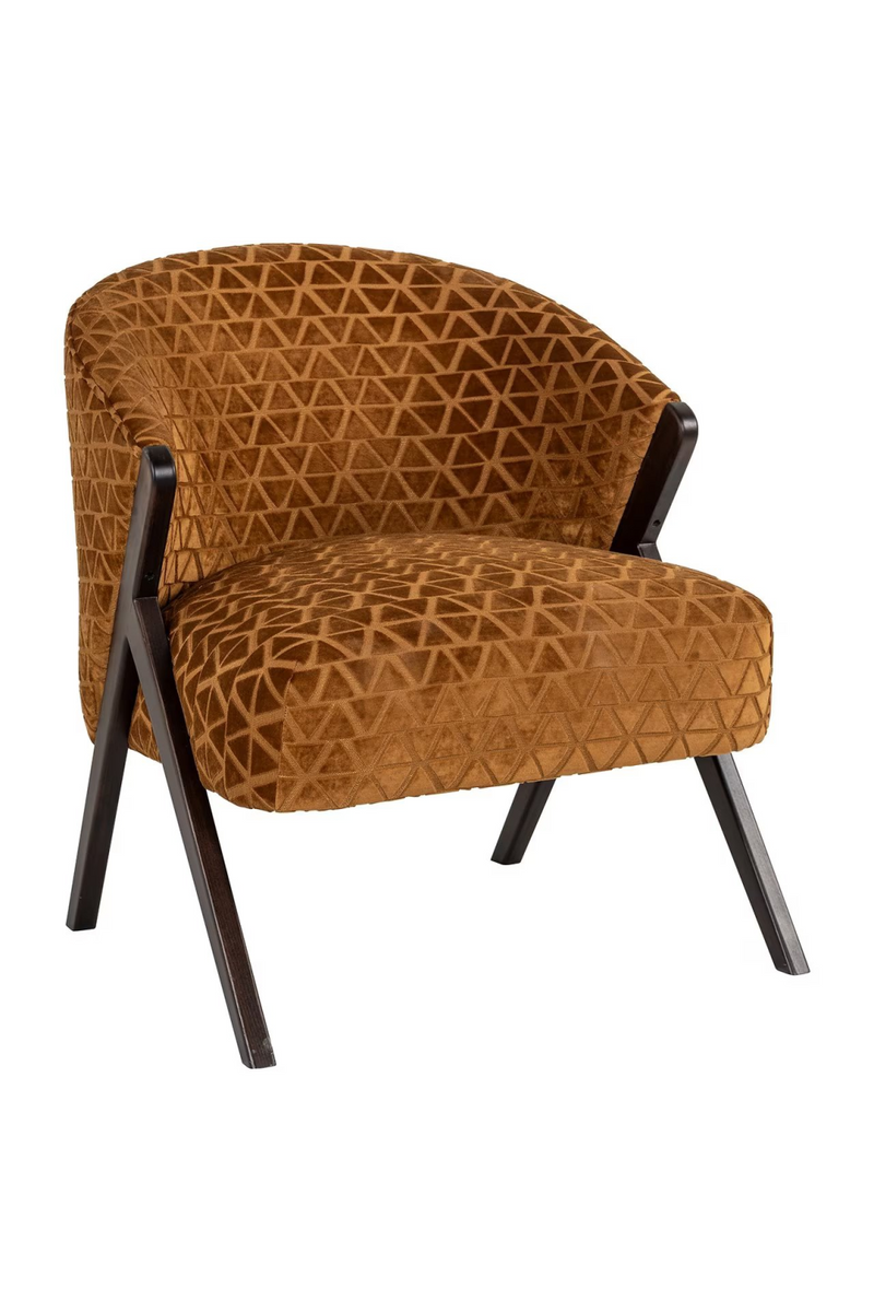 Triangle Patterned Lounge Chair | OROA Mia | Oroatrade.com