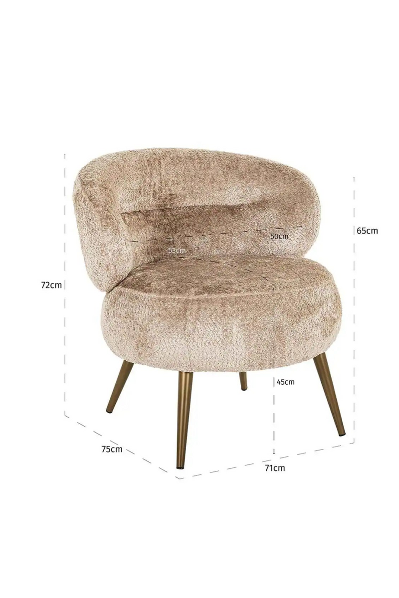 Contoured Back Lounge Chair | OROA Sabor | Oroatrade.com