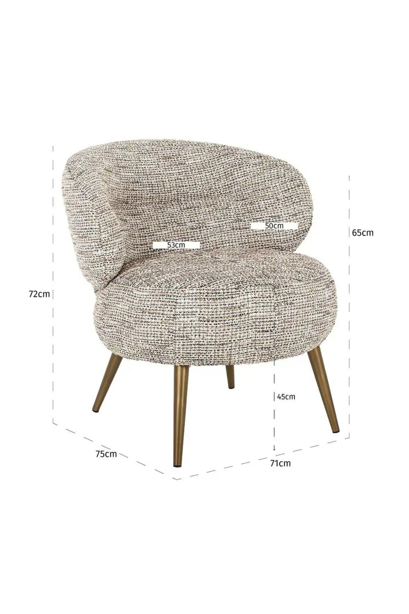 Contoured Back Lounge Chair | OROA Sabor | Oroatrade.com