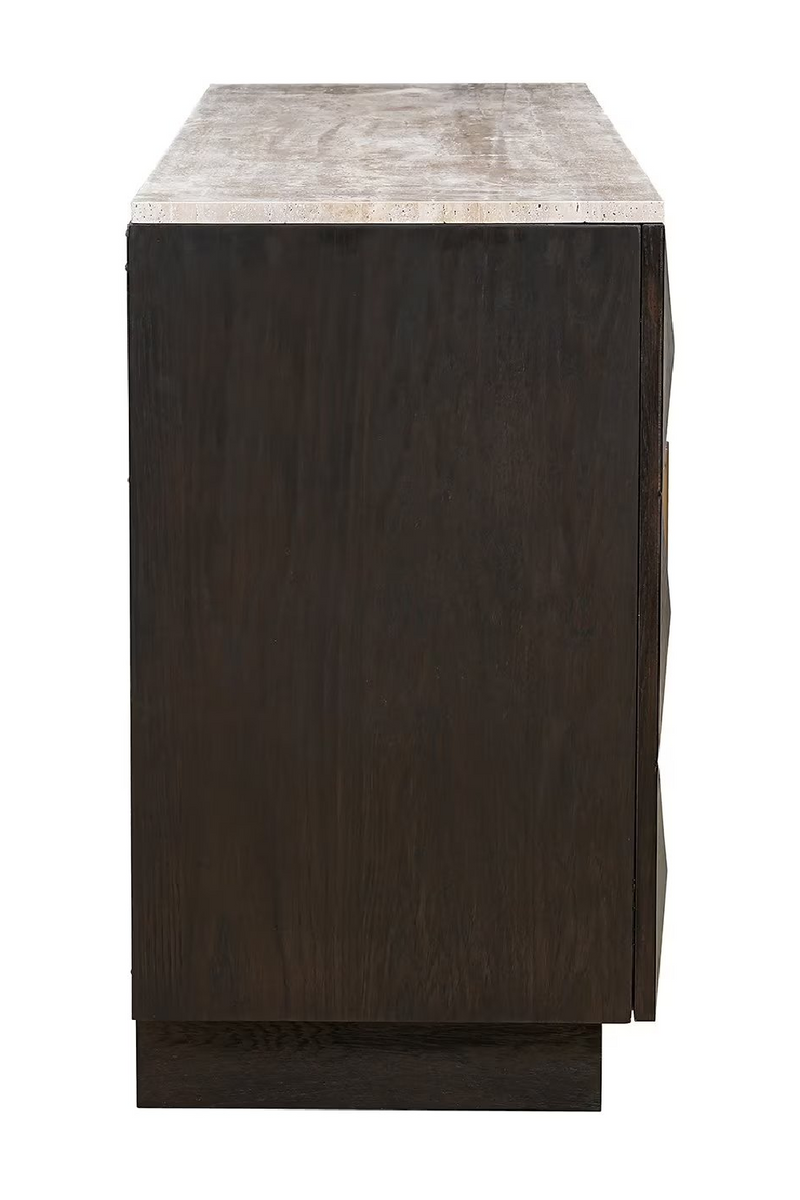 Brown Oak 4-Door Sideboard | OROA Claremont | Oroatrade.com