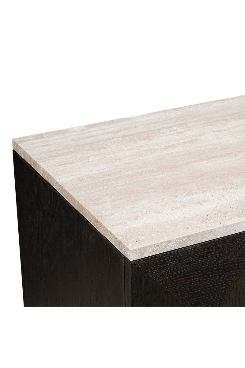 Brown Oak 2-Door Cabinet | OROA Claremont | Oroatrade.com