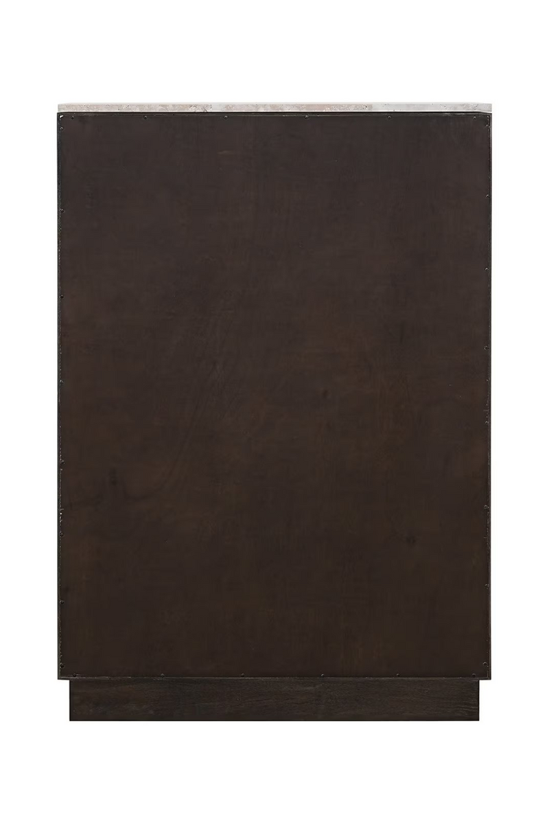 Brown Oak 2-Door Cabinet | OROA Claremont | Oroatrade.com