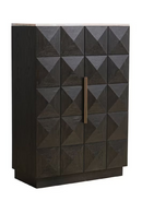 Brown Oak 2-Door Cabinet | Richmond Interiors Claremont | Oroatrade.com
