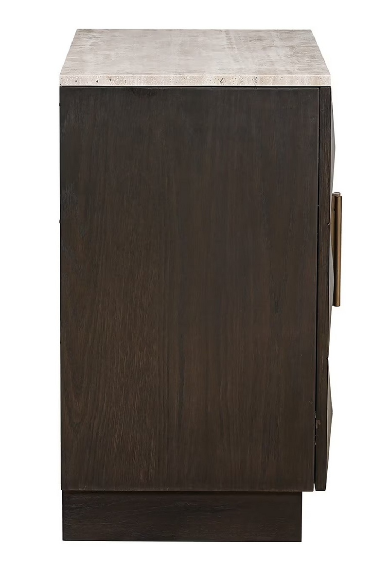 Brown Oak 2-Door Sideboard | OROA Claremont | Oroatrade.com