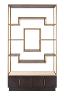 Brown Oak Display Cabinet | Richmond Interiors Claremont | Oroatrade.com