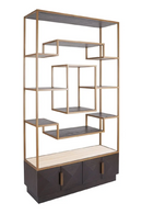Brown Oak Display Cabinet | Richmond Interiors Claremont | Oroatrade.com