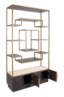 Brown Oak Display Cabinet | Richmond Interiors Claremont | Oroatrade.com