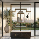 Brown Oak Display Cabinet | Richmond Interiors Claremont