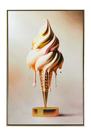 Gold Cone Wall Art | Richmond Interiors Icecream | Oroatrade.com