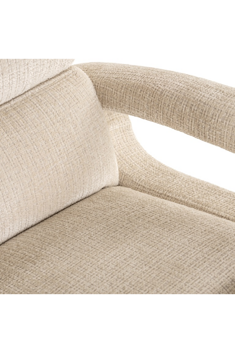 Upholstered Reclining Swivel Chair | OROA Denvi | Oroatrade.com