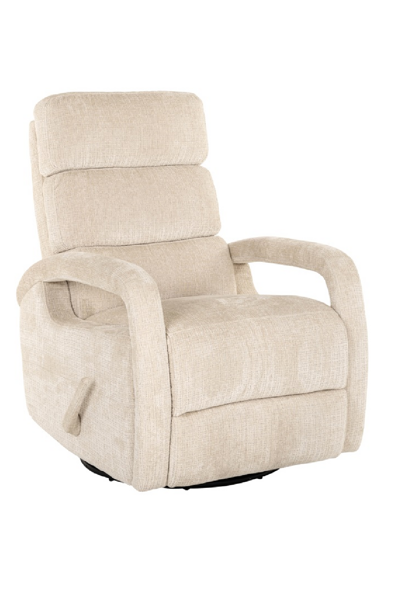 Upholstered Reclining Swivel Chair | OROA Denvi | Oroatrade.com