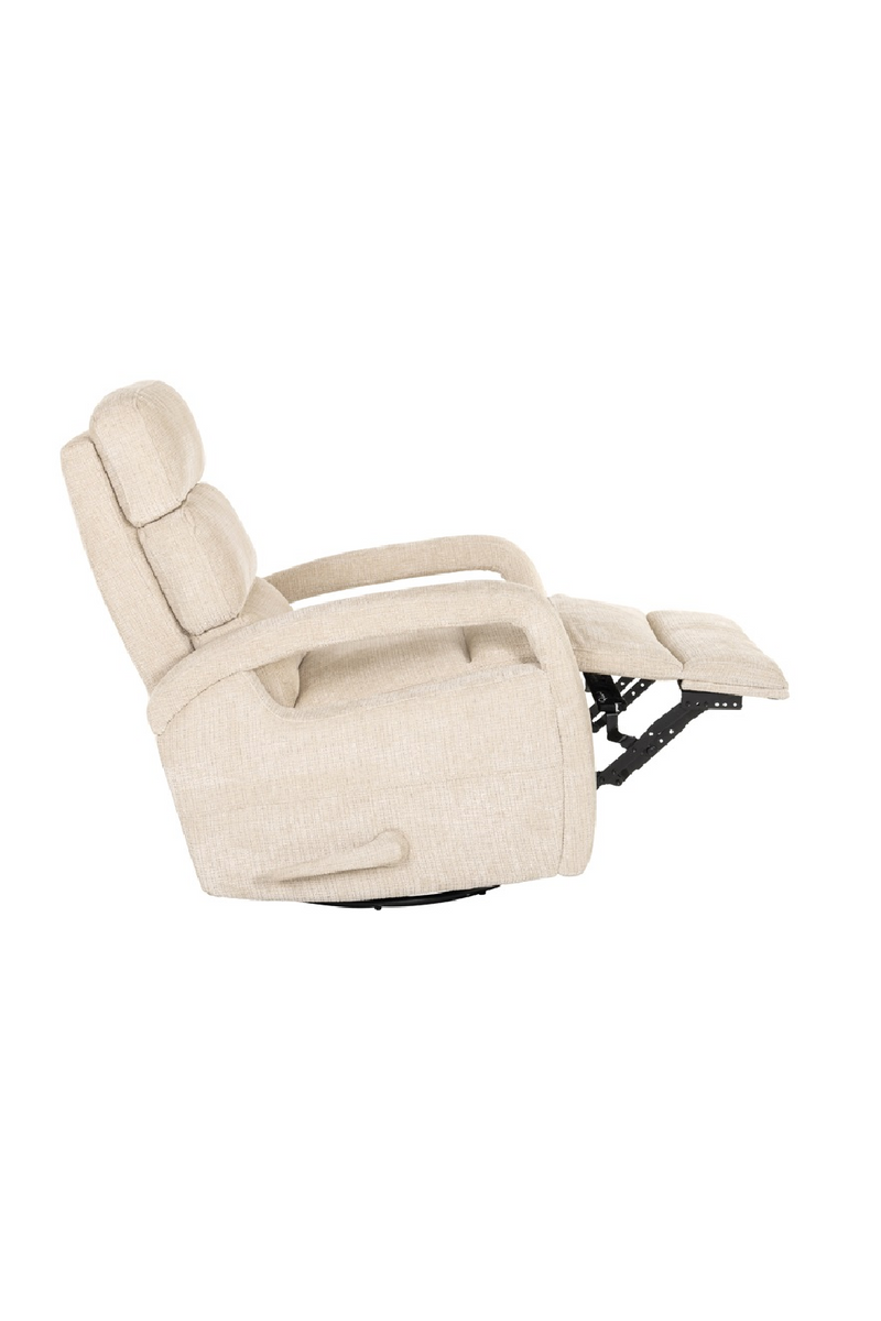 Upholstered Reclining Swivel Chair | OROA Denvi | Oroatrade.com