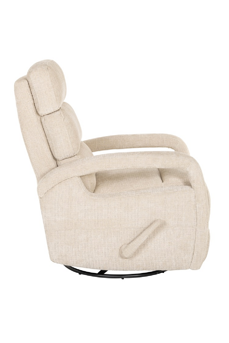 Upholstered Reclining Swivel Chair | OROA Denvi | Oroatrade.com