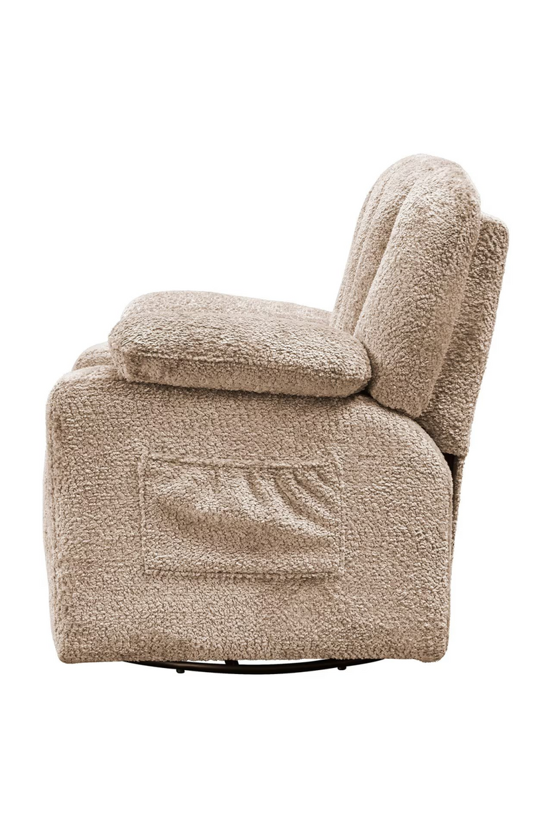 Beige Kids Swivel Chair | OROA Mickey | Oroatrade.com