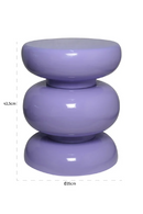 Purple Glossy End Table | Richmond Interiors Jari | Oroatrade.com