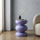 Purple Glossy End Table | Richmond Interiors Jari