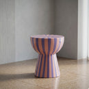 Striped Iron End Table | Richmond Interiors Valeria