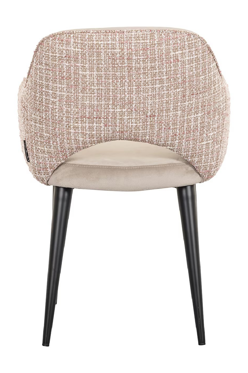 Khaki Velvet Dining Armchair | OROA Giovanna | Oroatrade.com