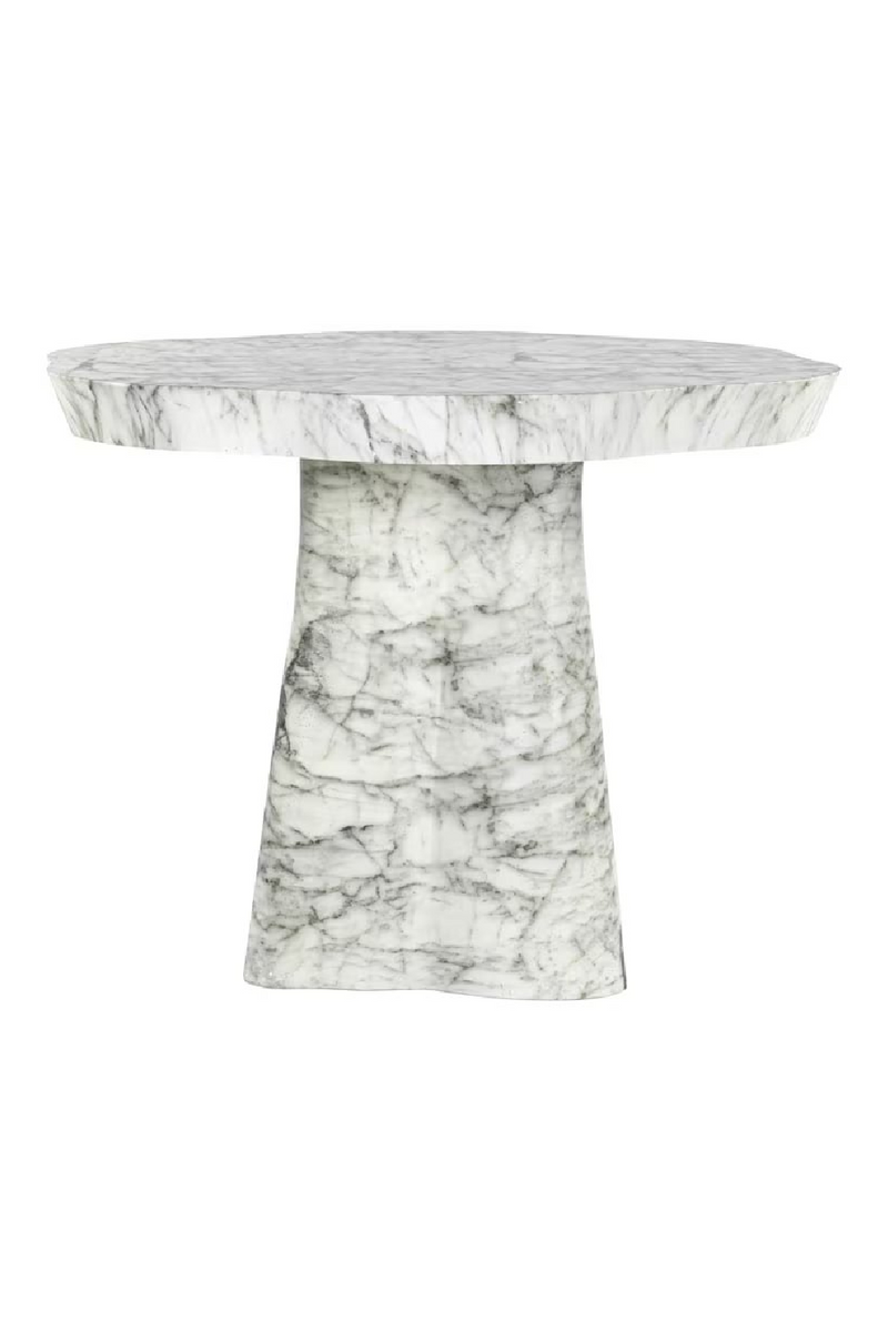 White Marble Organic Dining Table | OROA Rockyard | Oroatrade.com