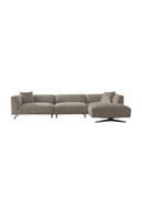 Metal Leg 3-Seater Sofa with Lounge | Richmond Interiors Hoxton | Oroatrade.com