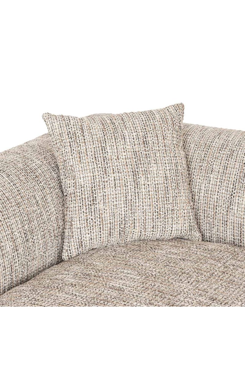 Beige 3-Seater Sofa with Left Lounge | OROA Hoxton | Oroatrade.com