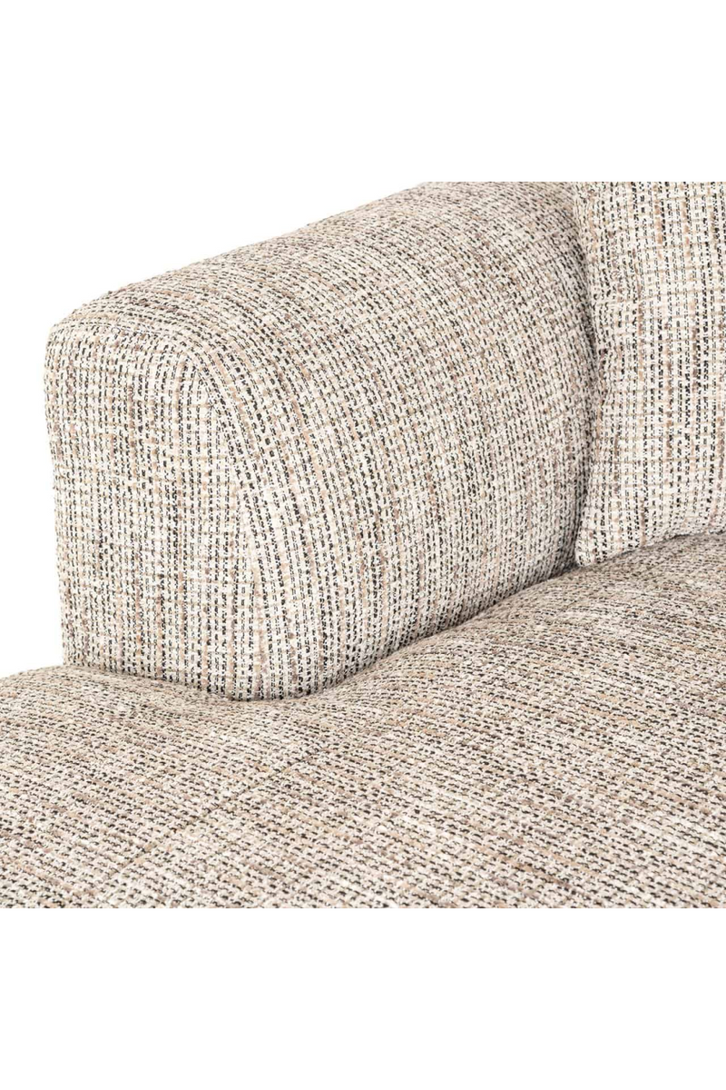 Beige 3-Seater Sofa with Left Lounge | OROA Hoxton | Oroatrade.com