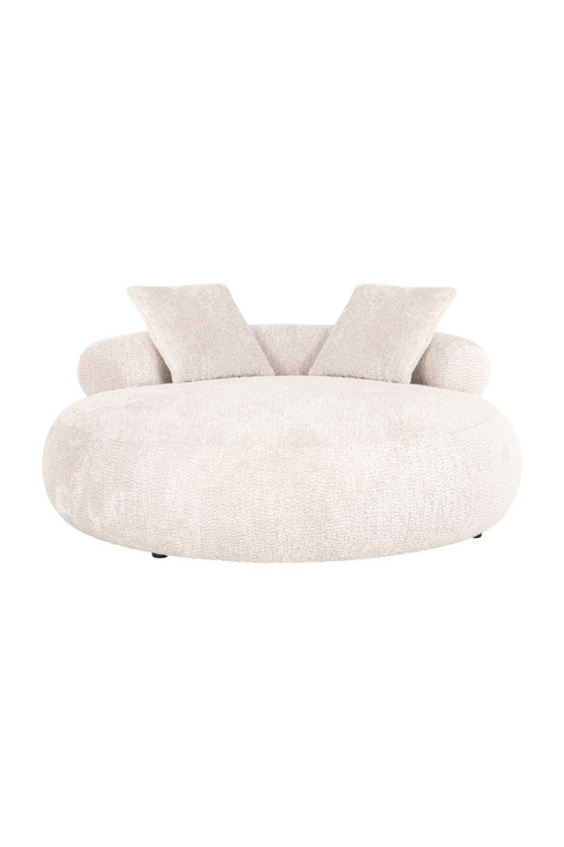 Cream Oval Daybed | OROA Tivola | Oroatrade.com