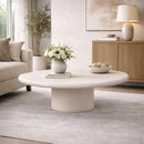Beige Pedestal Coffee Table | Richmond Interiors Clayton