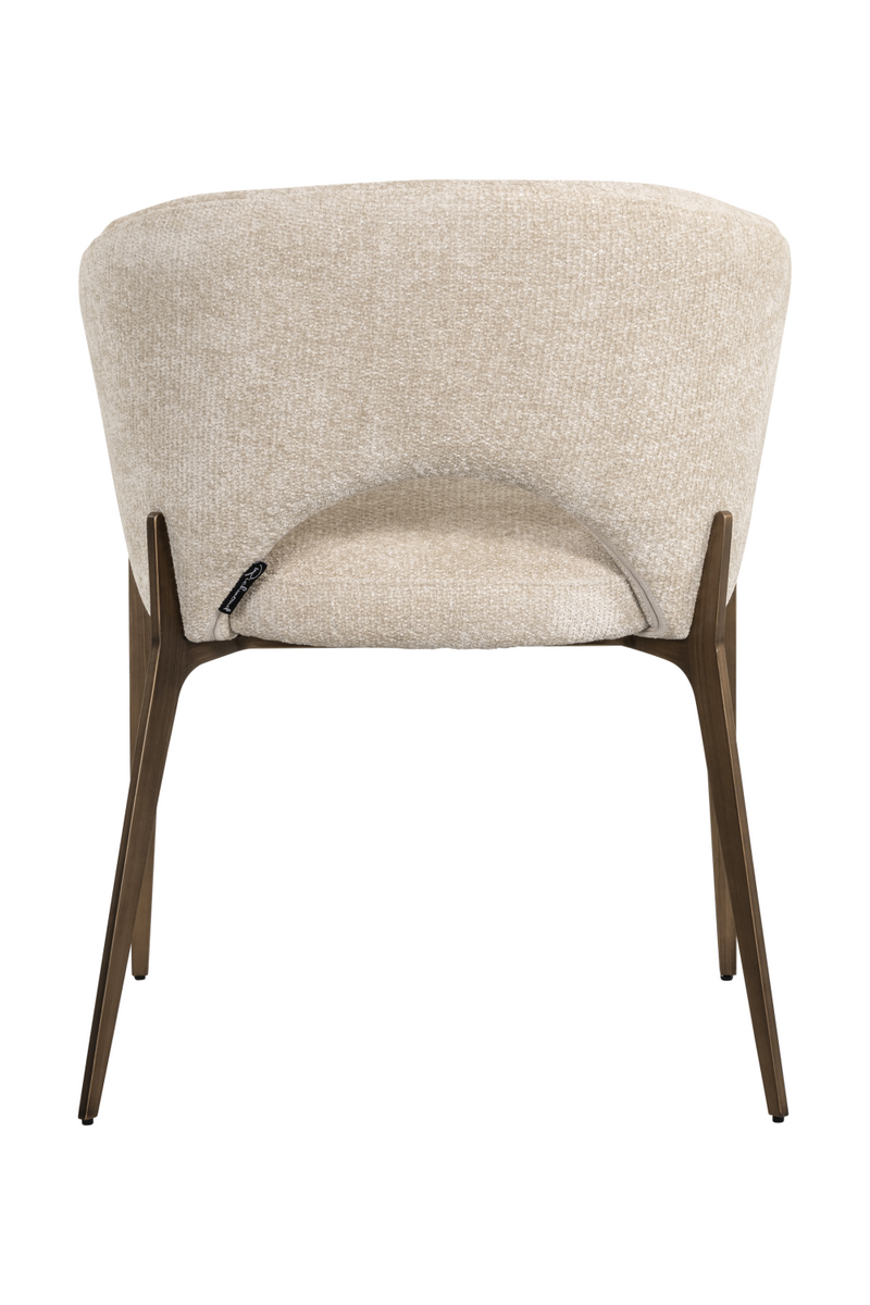 Cream Cut-Out Back Dining Chair | OROA Kenzi | Oroatrade.com