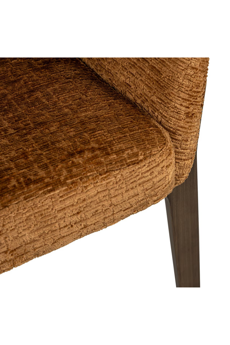 Brown Curved Dining Chair | OROA Kenzi  | Oroatrade.com