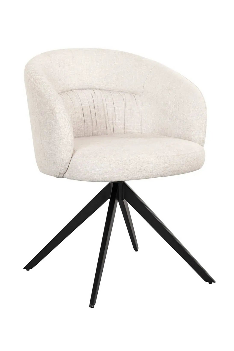 Quadrupod Curved Swivel Chair | OROA Olivia | Oroatrade.com