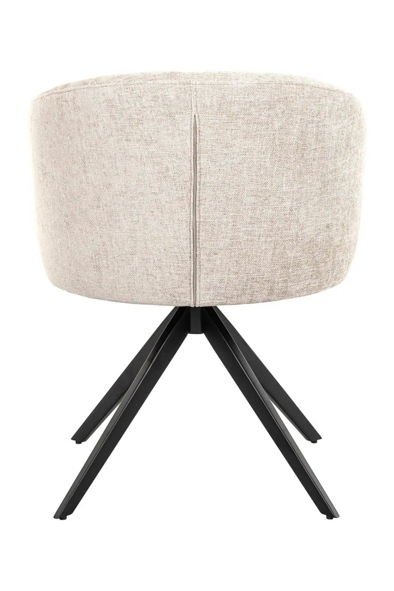 Quadrupod Curved Swivel Chair | OROA Olivia | Oroatrade.com