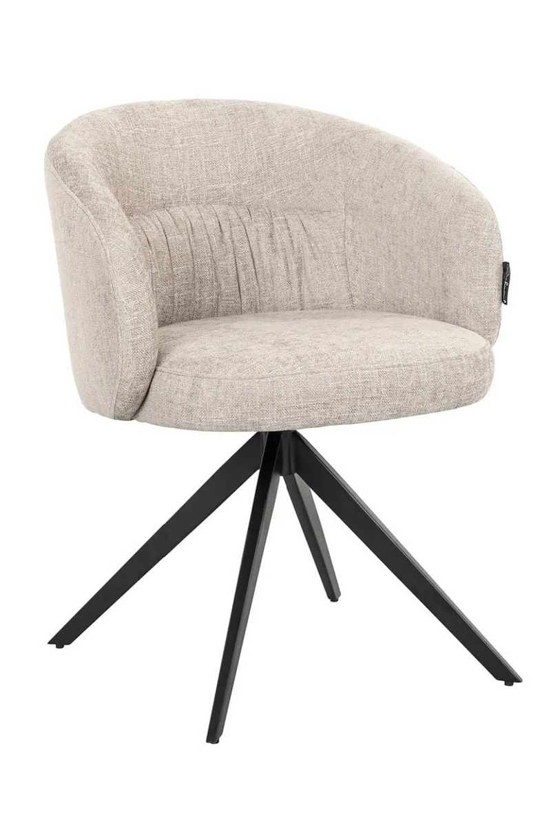 Quadrupod Curved Swivel Chair | OROA Olivia | Oroatrade.com