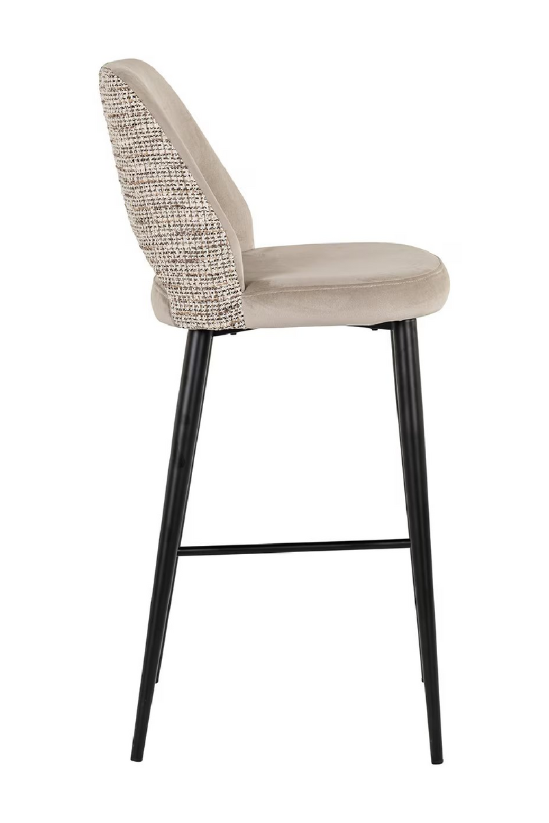 Khaki Cut-Out Bar Stool | OROA Tabitha | Oroatrade.com