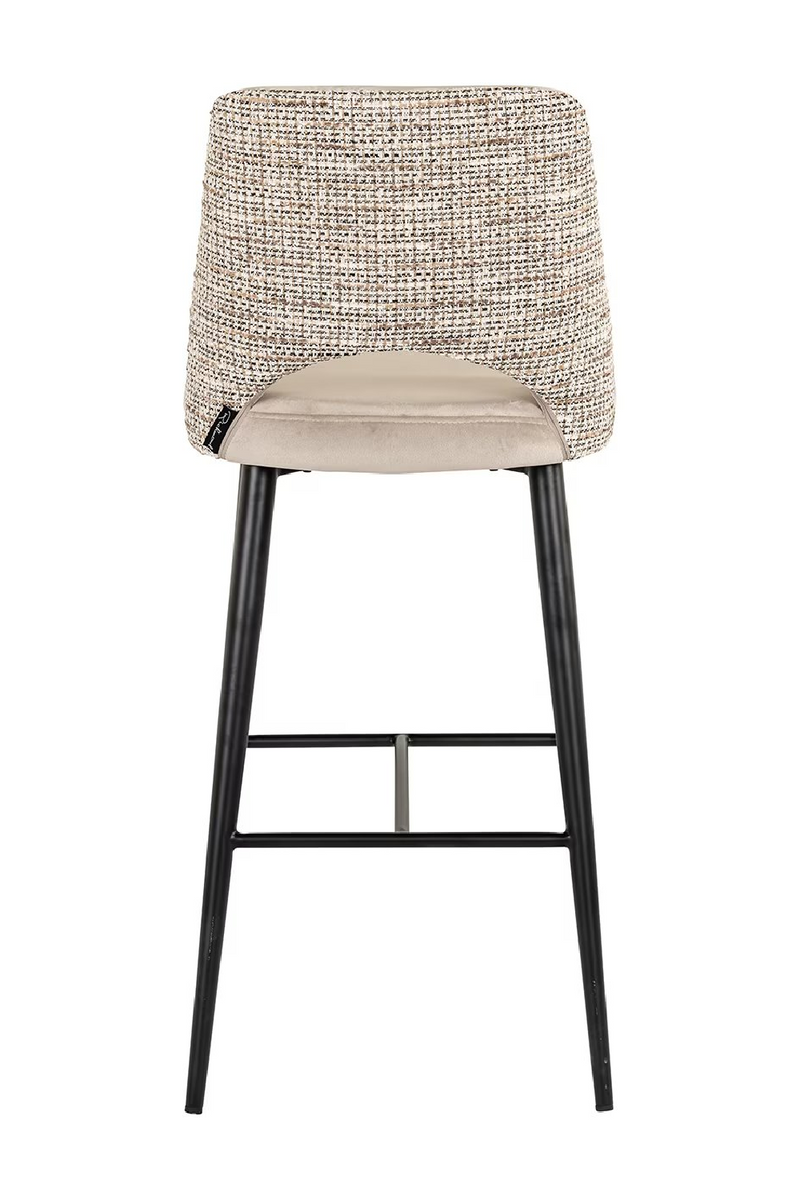 Khaki Cut-Out Bar Stool | OROA Tabitha | Oroatrade.com