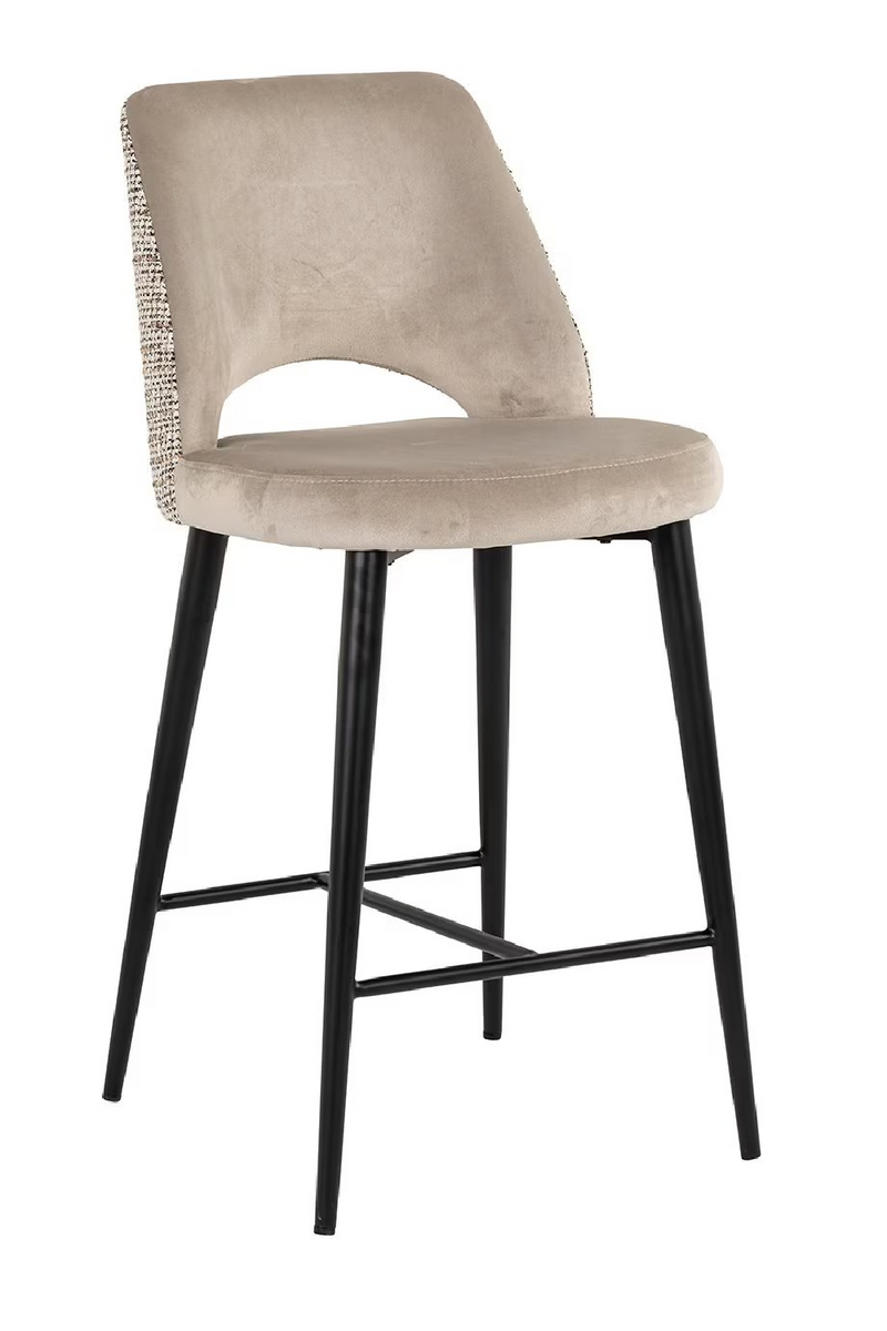 Khaki Cut-Out Counter Stool | OROA Tabitha | Oroatrade.com