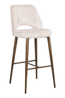 Cream Cut-Out Bar Stool | Richmond Interiors Delphine | Oroatrade.com
