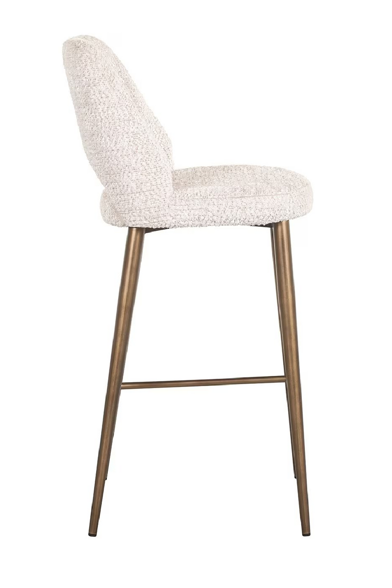 Cream Cut-Out Bar Stool | OROA Delphine | Oroatrade.com