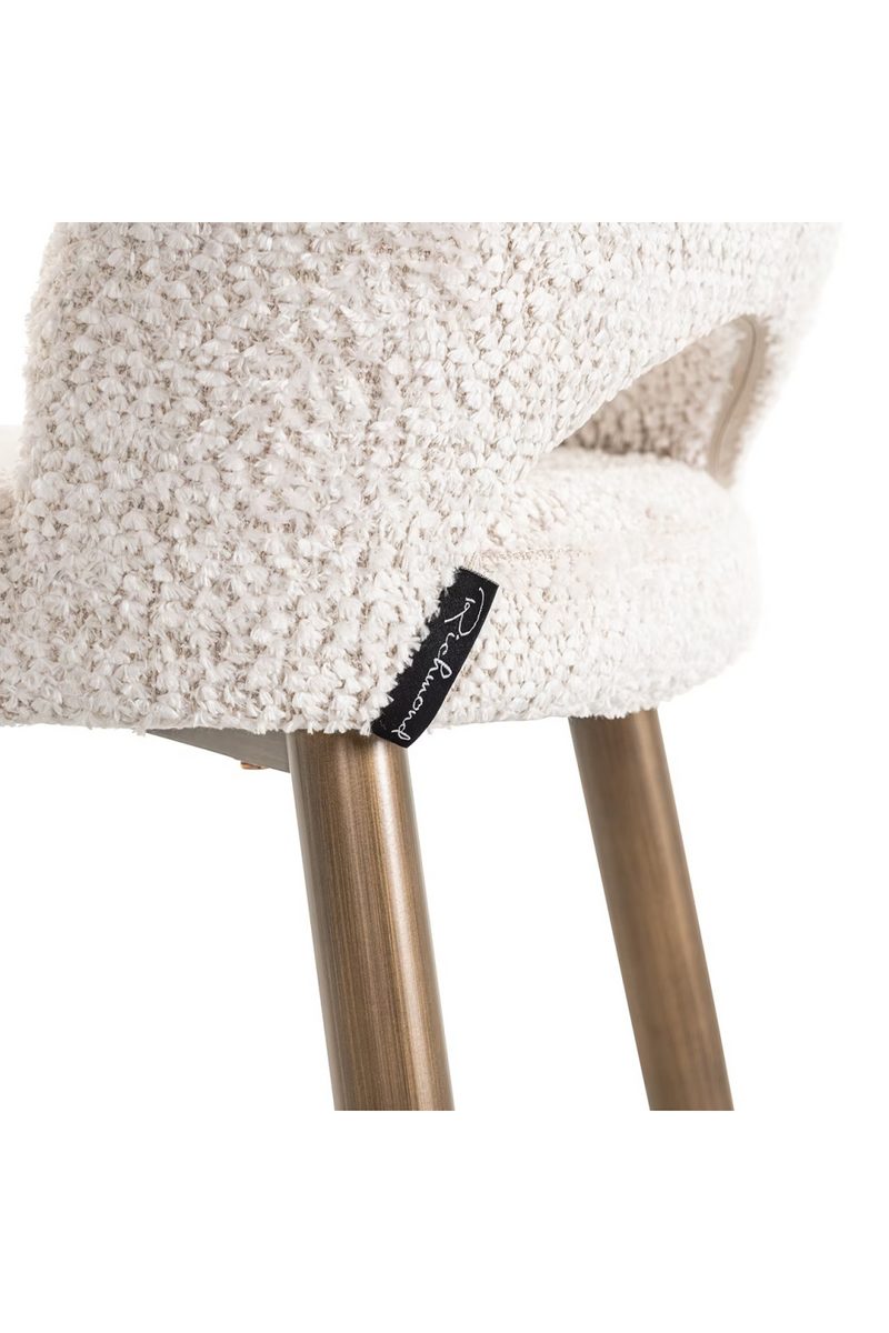 Cream Cut-Out Bar Stool | OROA Delphine | Oroatrade.com