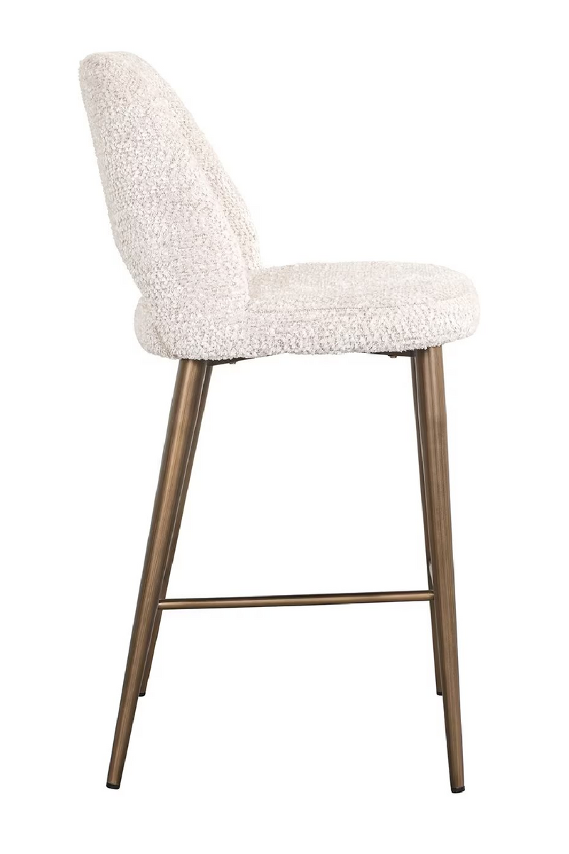 Cream Cut-Out Counter Stool | OROA Delphine | Oroatrade.com