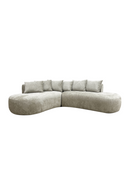 Beige 4-Seater Curved Sofa | Richmond Interiors Cassie | Oroatrade.com